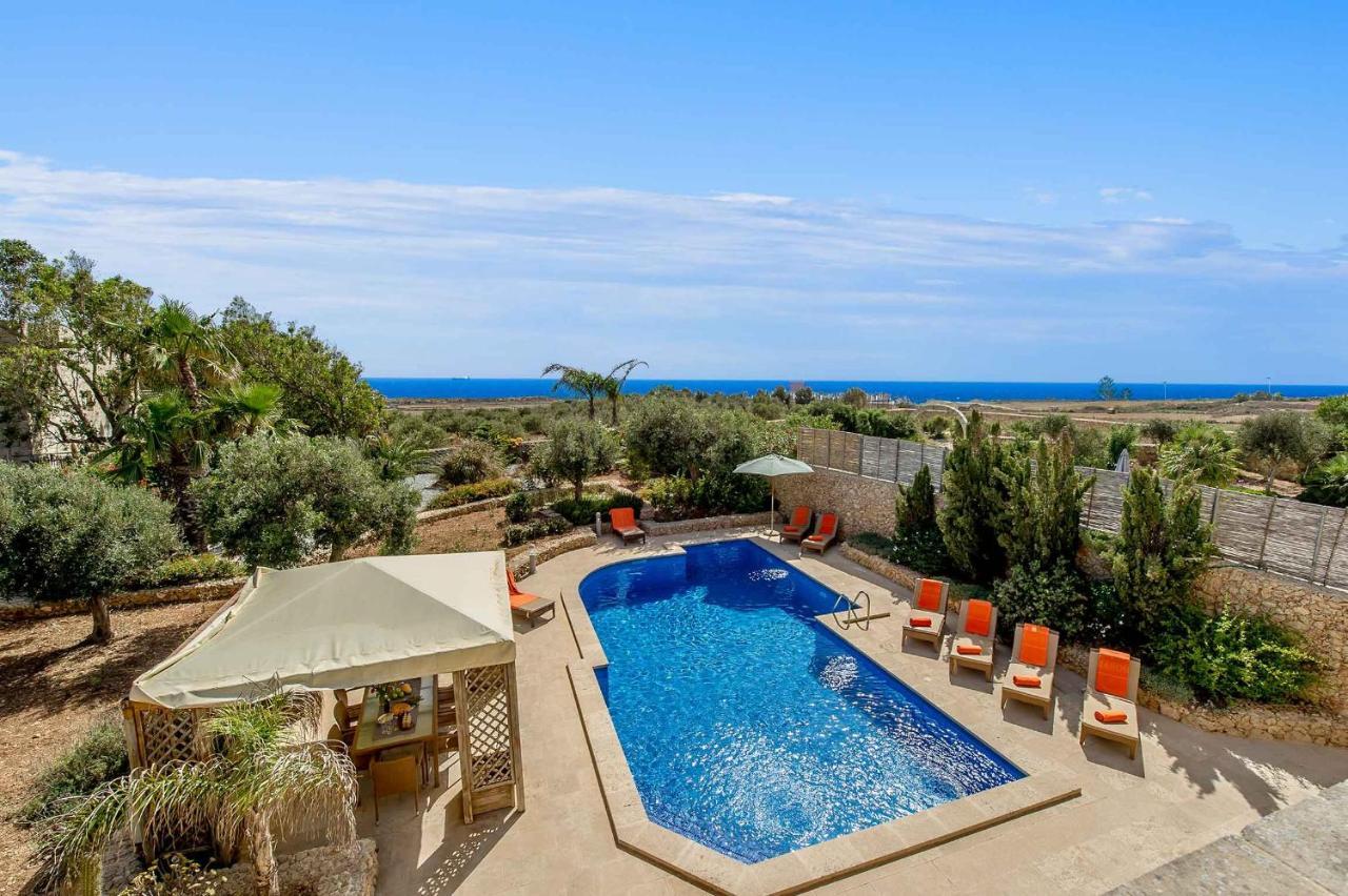 The Almonds Luxury Villa San Lawrenz Dış mekan fotoğraf